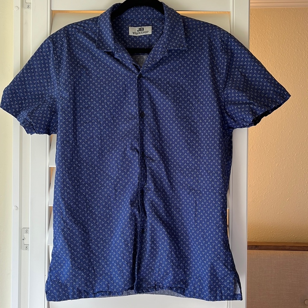 Men’s JB workshop short sleeve button up